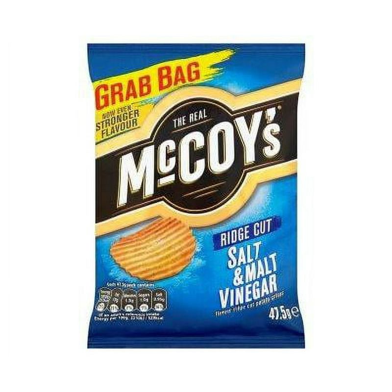 McCoy's Salt & Malt Vinegar Ridge Cut Crisps