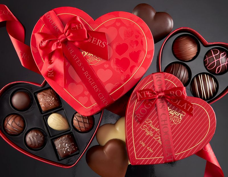 Heart-Shaped Chocolate Boxes