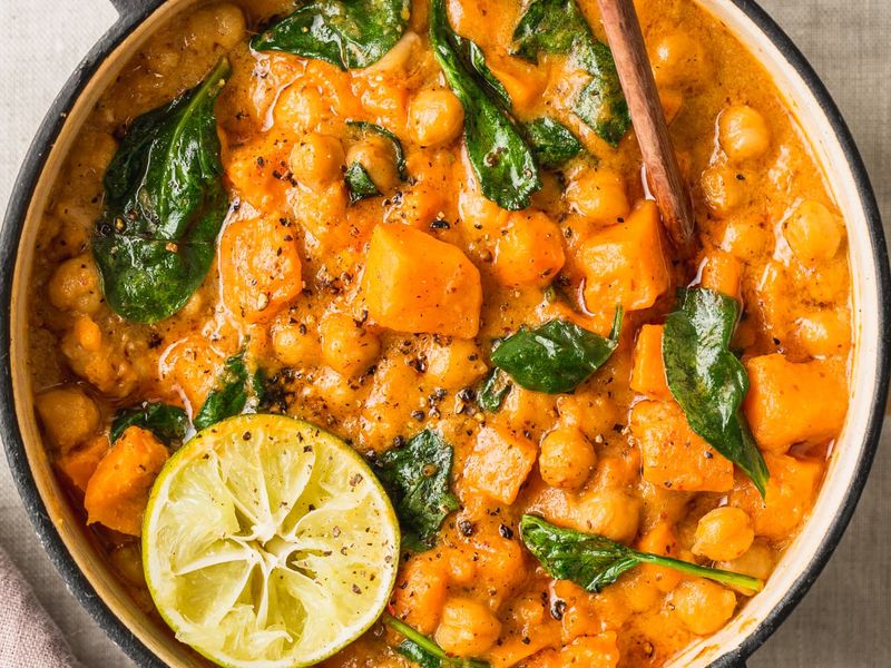 Sweet Potato And Chickpea Curry