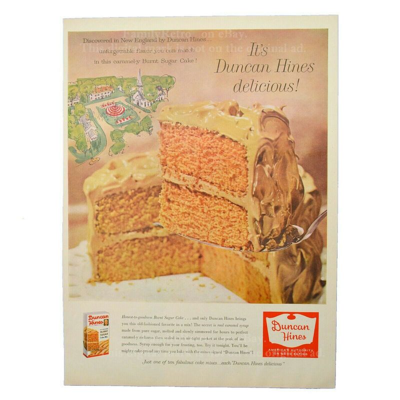 Old Duncan Hines Burnt Sugar Cake Mix