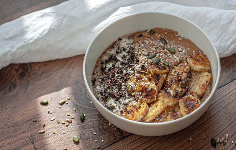 Stir In Banana And Cinnamon