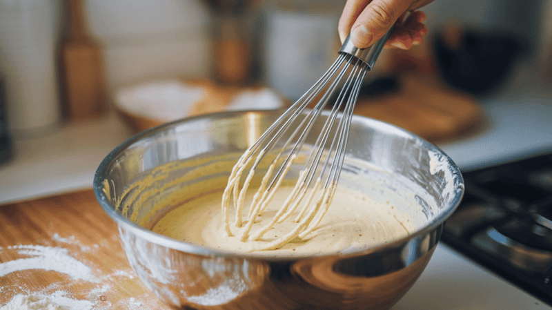 Combine Wet And Dry Ingredients Gently