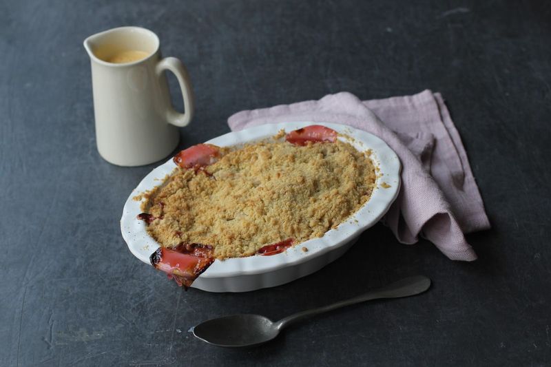 Forced Yorkshire Rhubarb Crumble