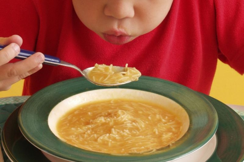 Blowing On Food Excessively