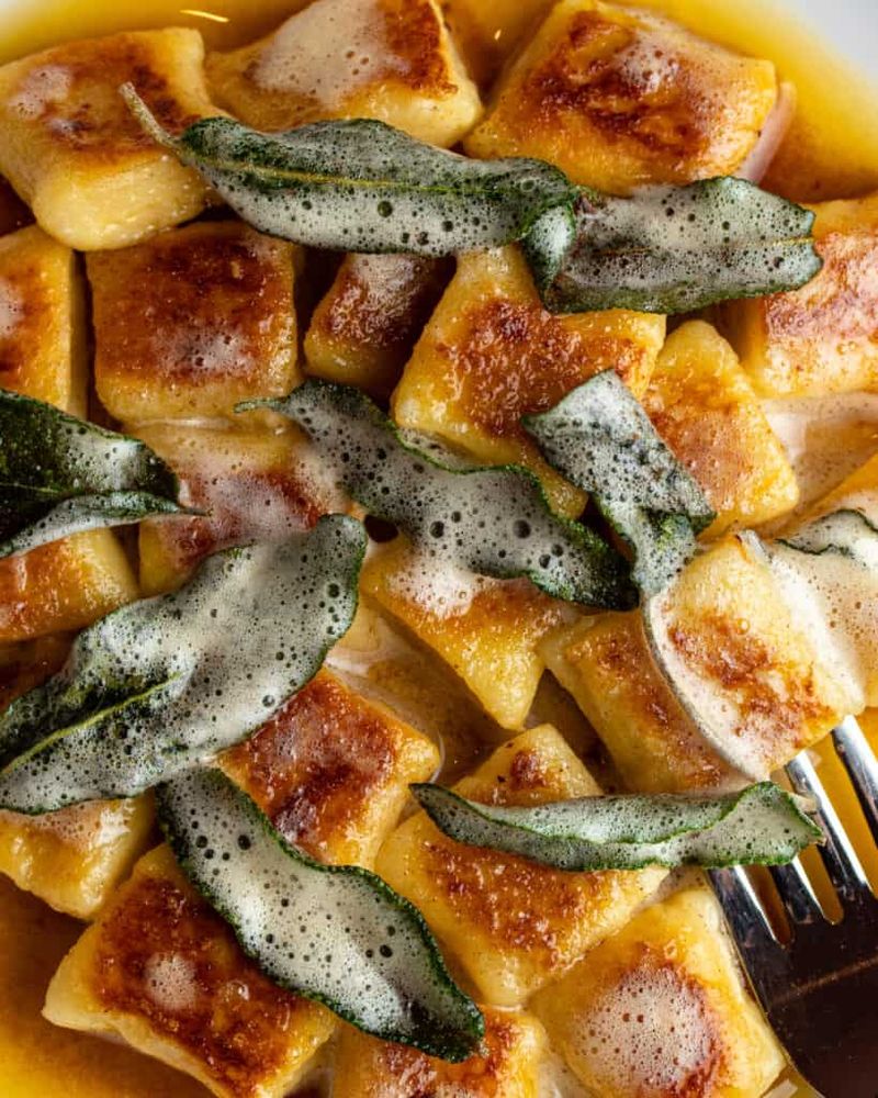 Crispy Pan-Fried Gnocchi with Brown Butter and Sage