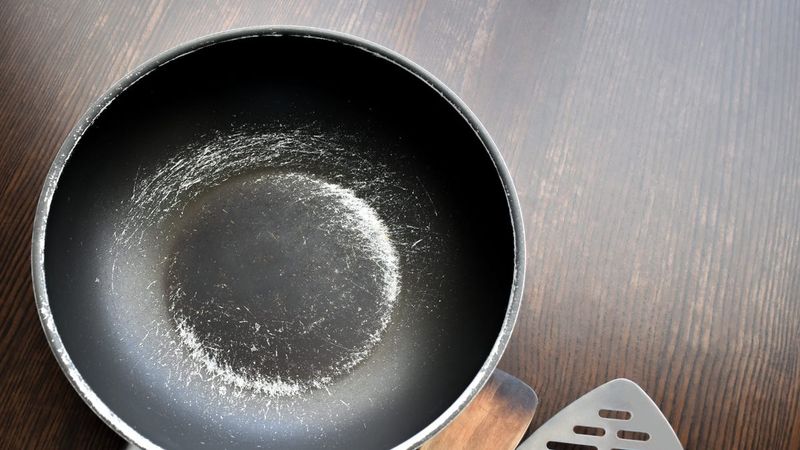 Scratched Non-Stick Pans