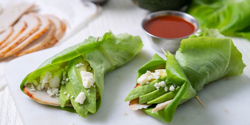 Turkey and Avocado Lettuce Wraps