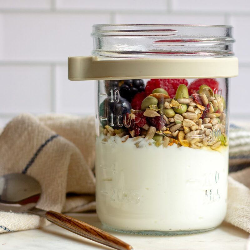 Greek Yogurt Parfait with Nuts and Seeds