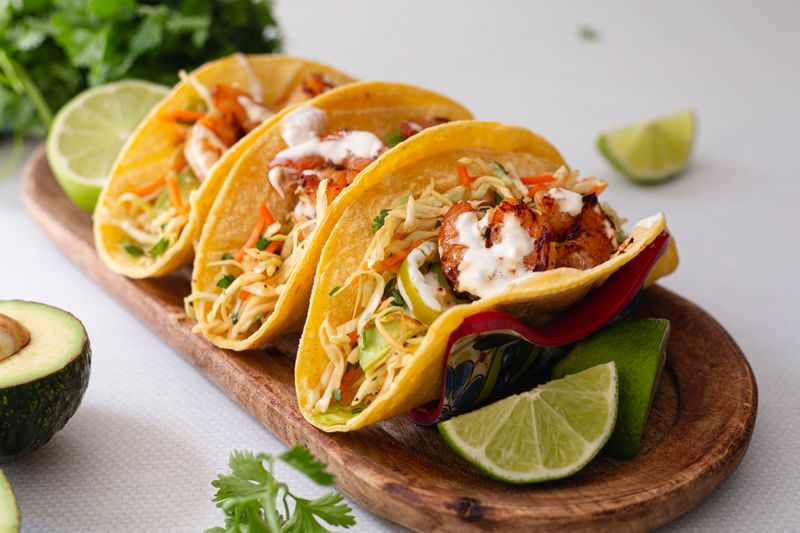 Zesty Shrimp Tacos with Cabbage Slaw