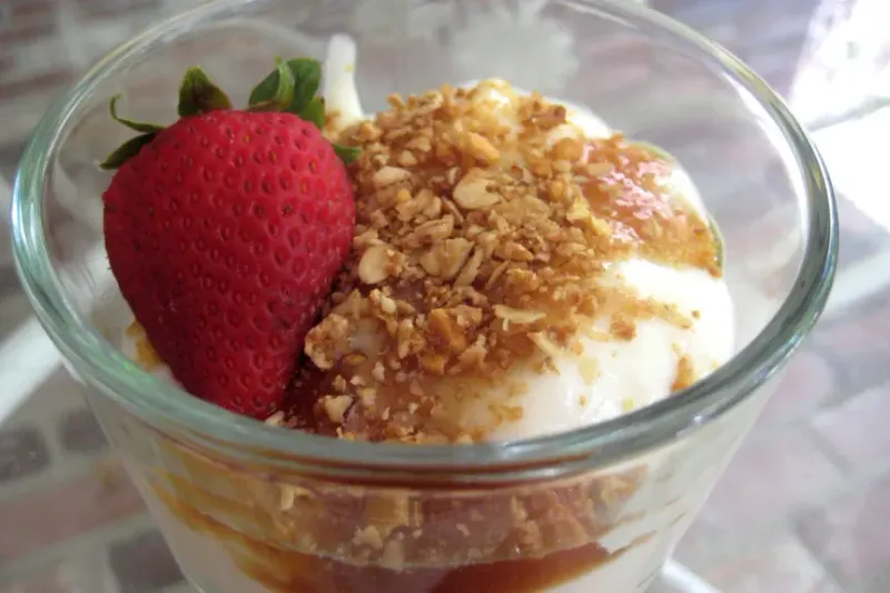 Greek Yogurt with Honey and Berries