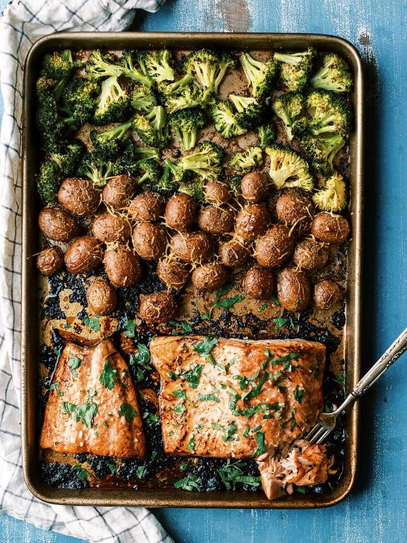 Sheet Pan Honey Garlic Salmon