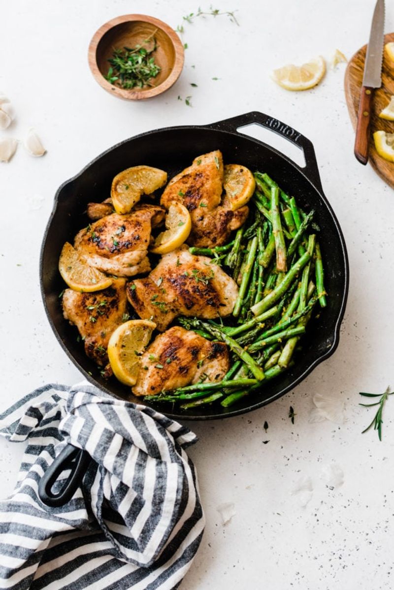One-Pan Lemon Garlic Chicken