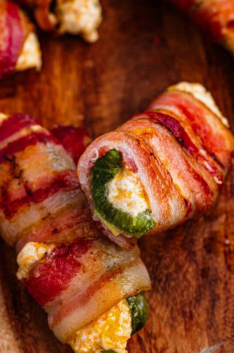 Bacon-Wrapped Jalapeño Poppers