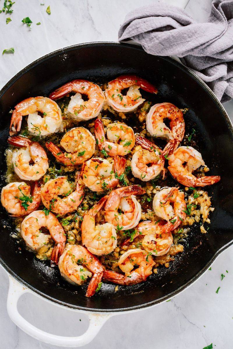 4 Ingredient Garlic Butter Shrimp
