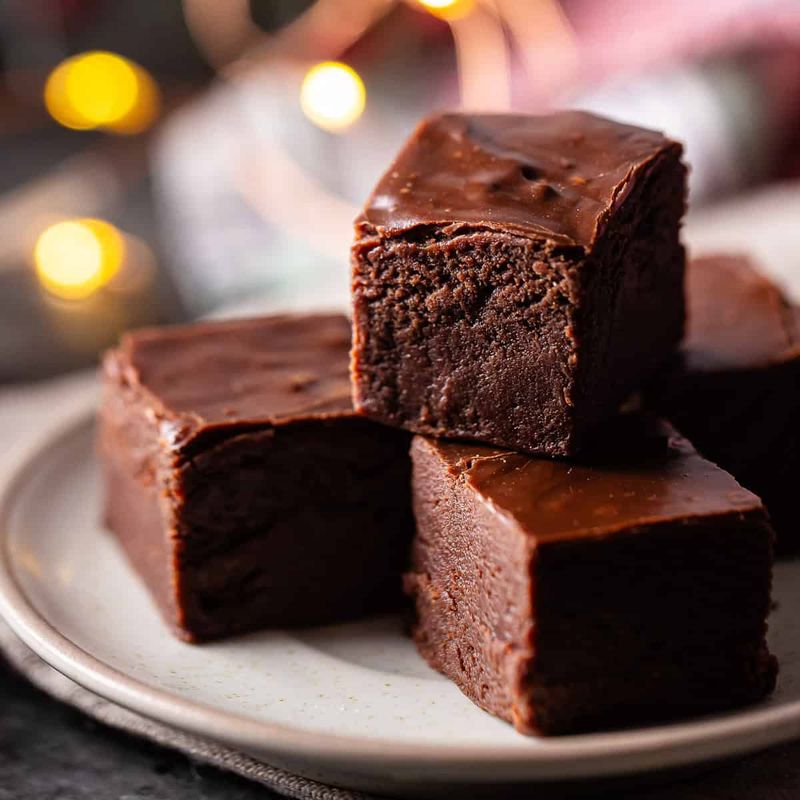 4 Ingredient Chocolate Fudge