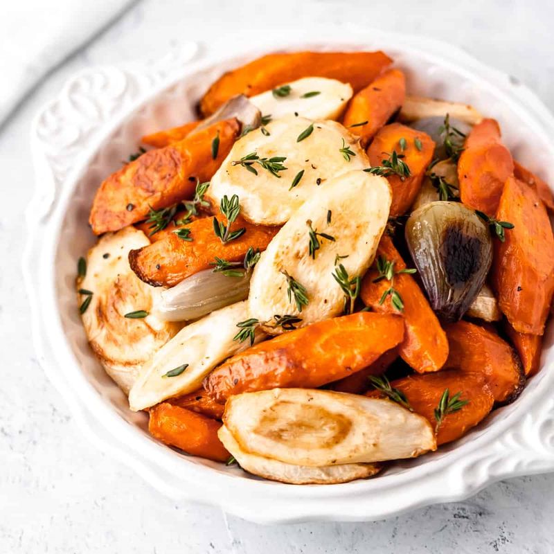Roast Prunes With Vegetables for a Side Dish