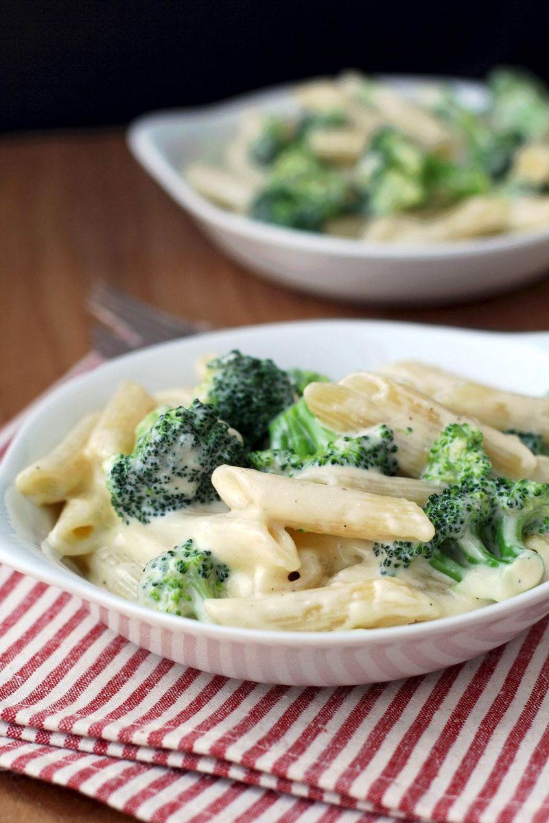 Alfredo Penne with Broccoli