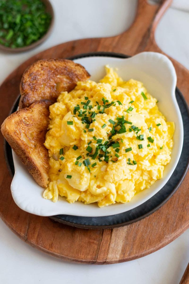 Alfredo Breakfast Scramble