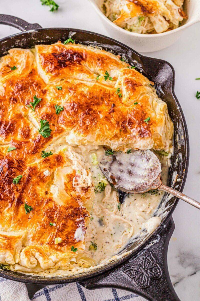 Alfredo Chicken Pot Pie