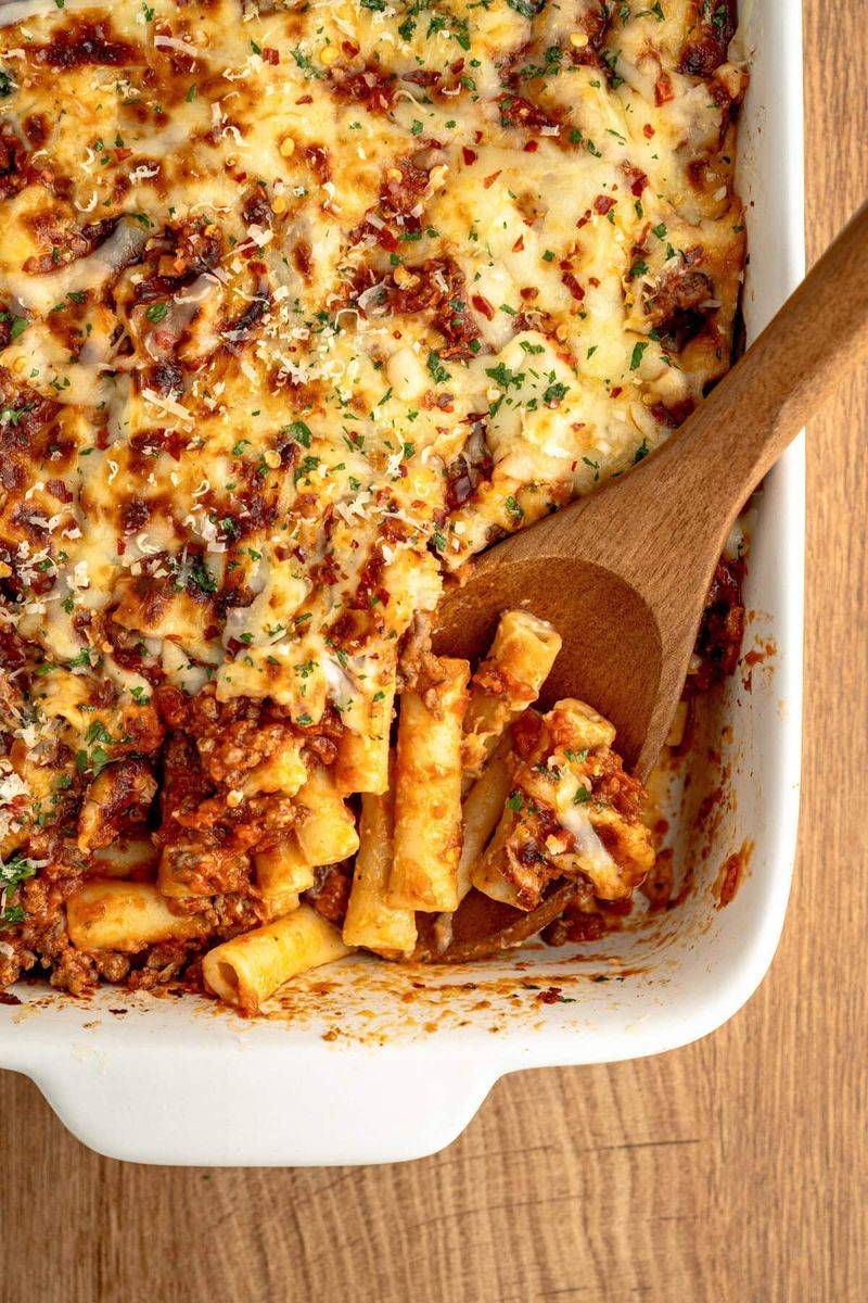Alfredo Baked Ziti