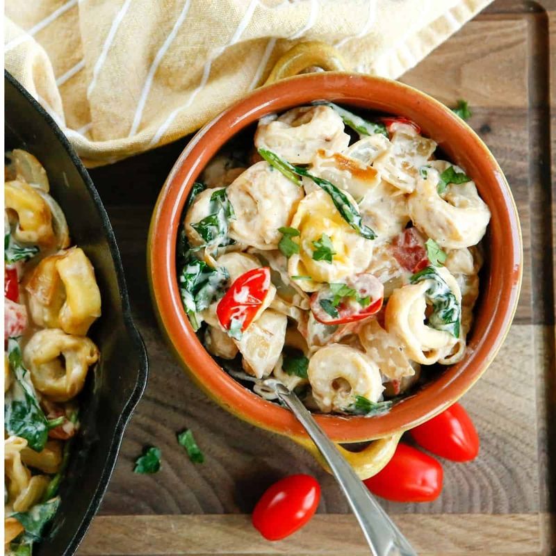 Alfredo Tortellini Skillet