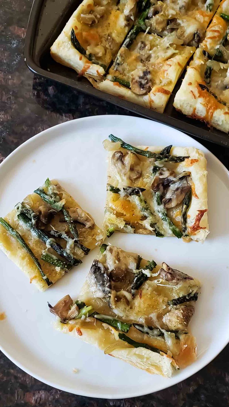 Asparagus and Mushroom Tart