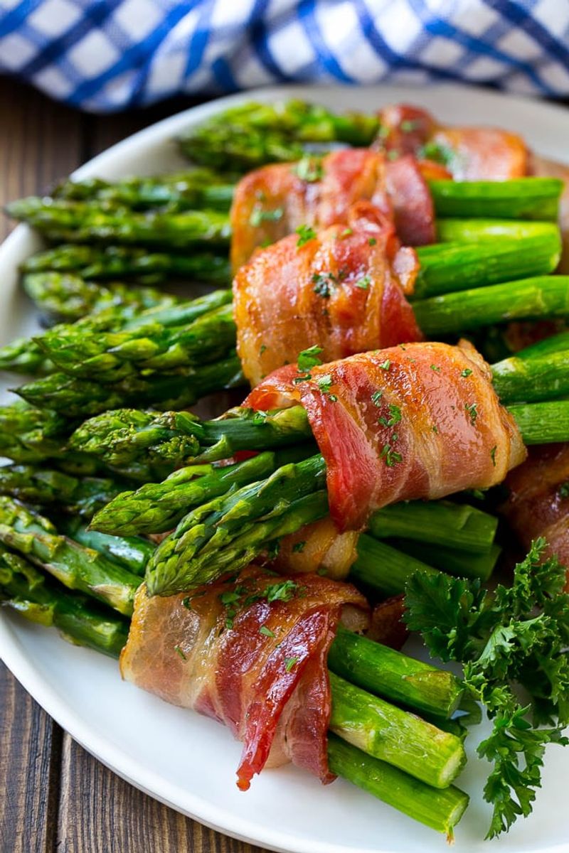 Asparagus and Bacon Wrapped Bundles