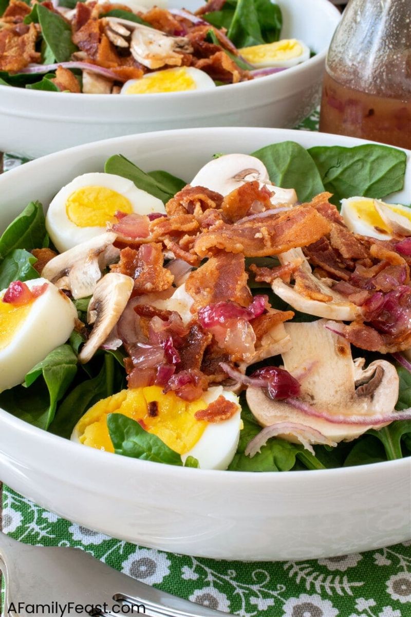 Spinach and Bacon Pasta Salad