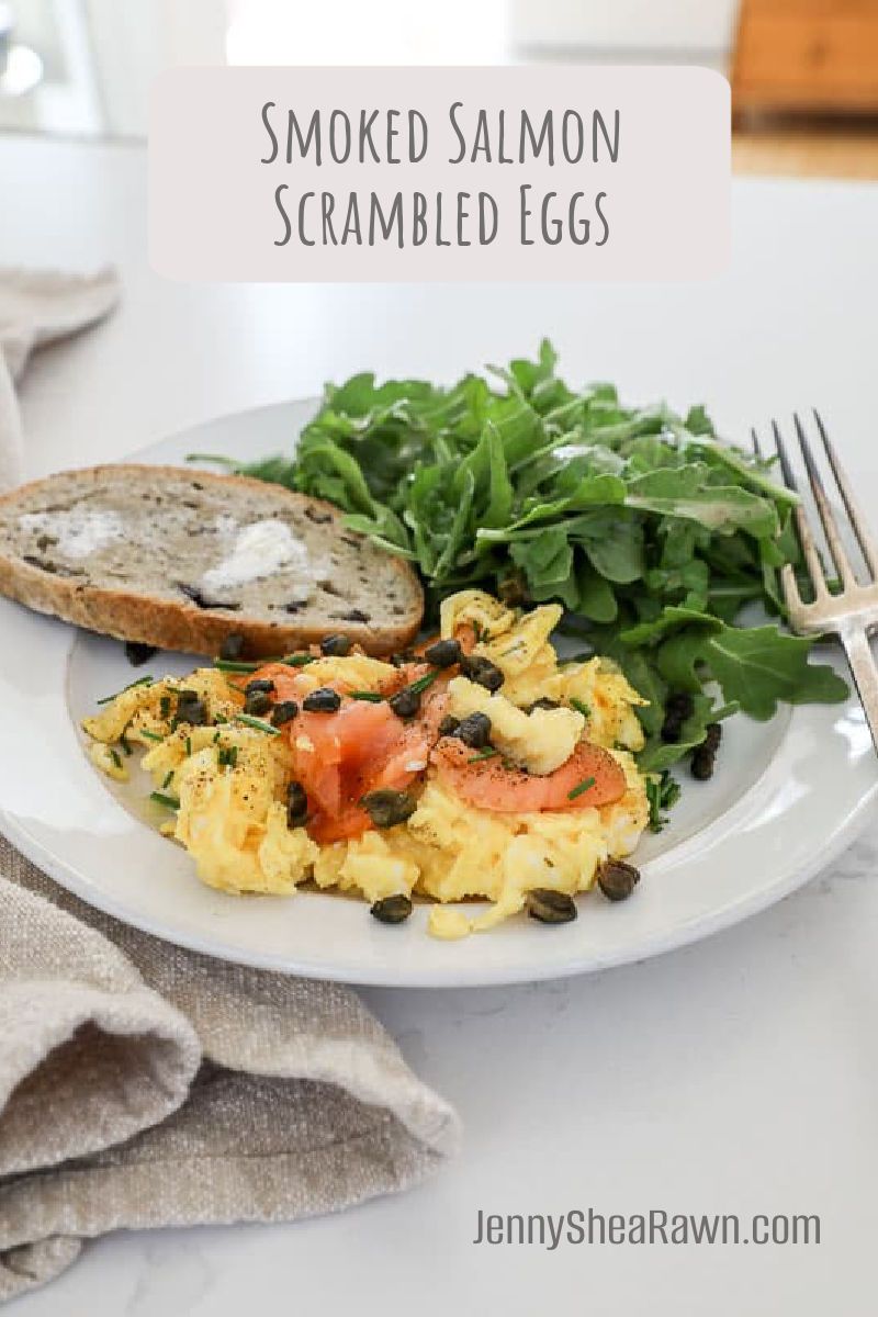 Smoked Salmon and Egg White Scramble