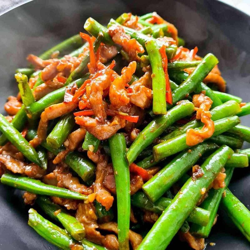 Pork and Green Bean Stir-Fry
