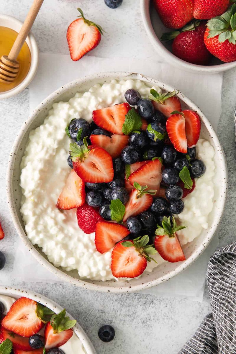 Cottage Cheese and Fruit Bowl