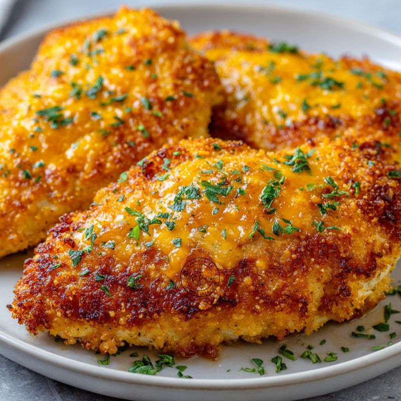 Cheddar-Crusted Chicken