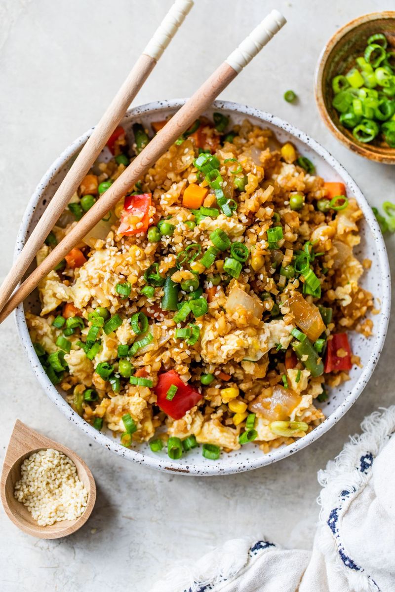 Egg Fried Cauliflower Rice