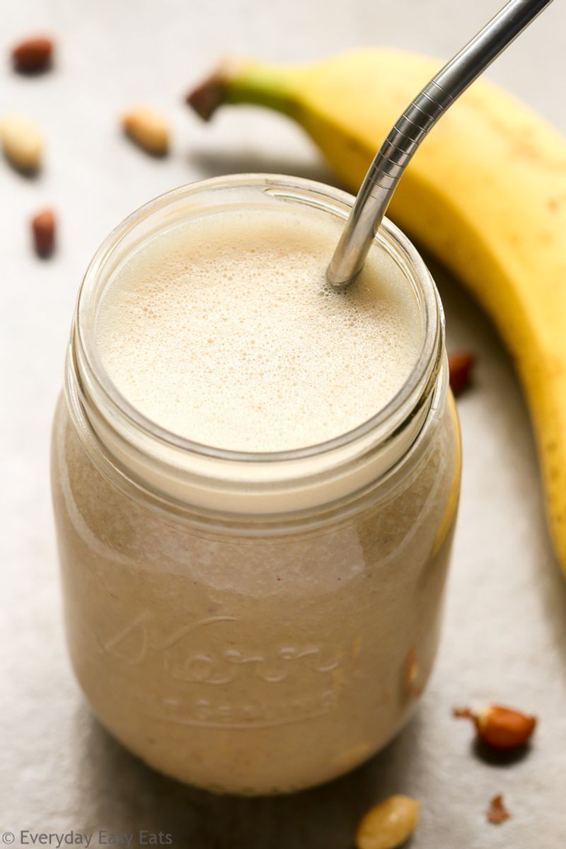 Peanut Butter Banana Protein Smoothie