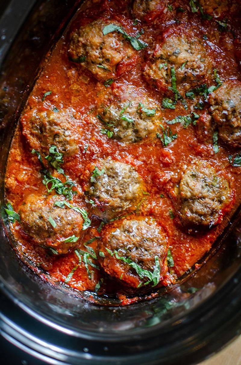 Homemade Meatballs in Marinara