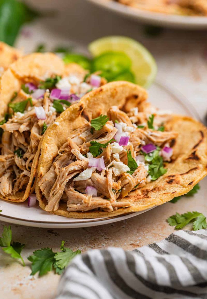 Shredded Chicken Tacos