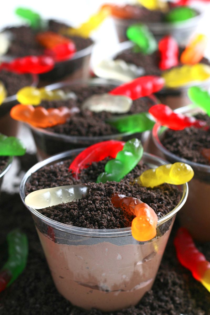 Oreo Dirt Cup Dump Dessert