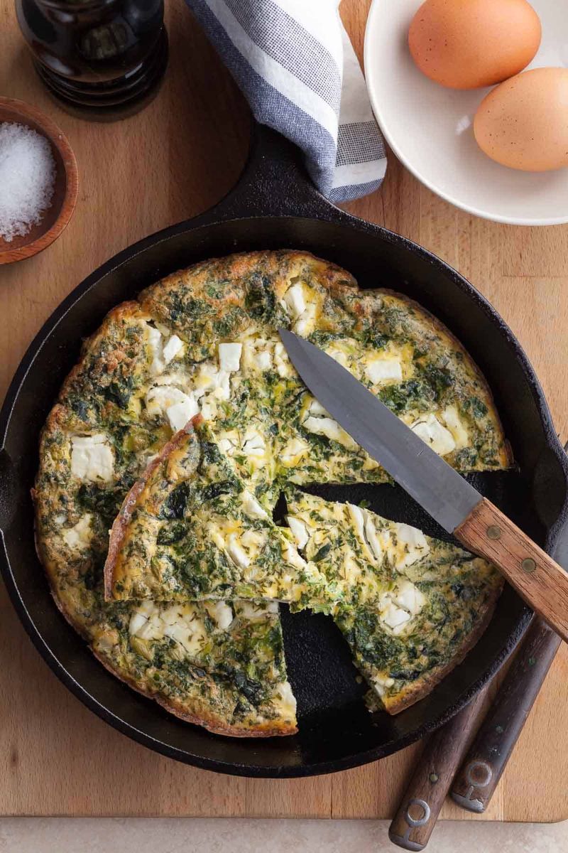 Bean and Spinach Frittata