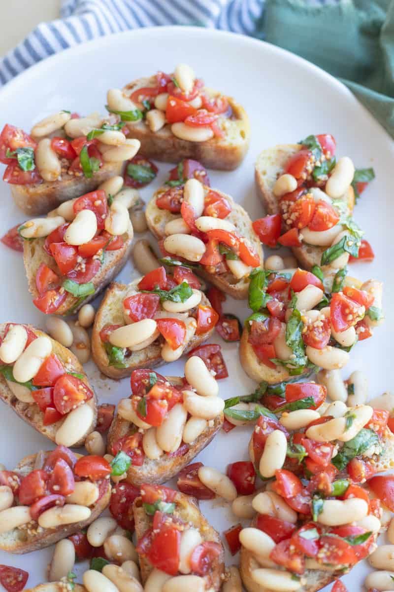 Bean and Tomato Bruschetta