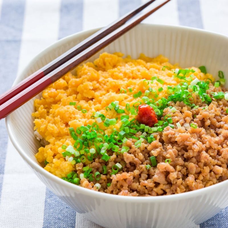 Japanese Soboro Don (Beef Bowl)
