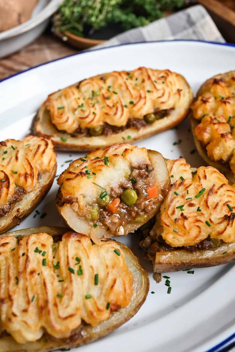 Shepherd's Pie Twice-Baked Potatoes