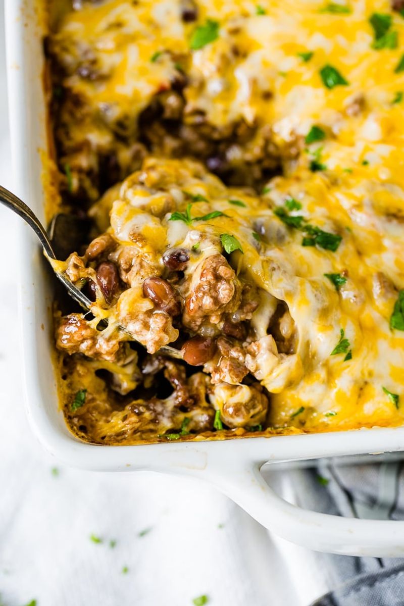 Tex-Mex Beef and Rice Casserole
