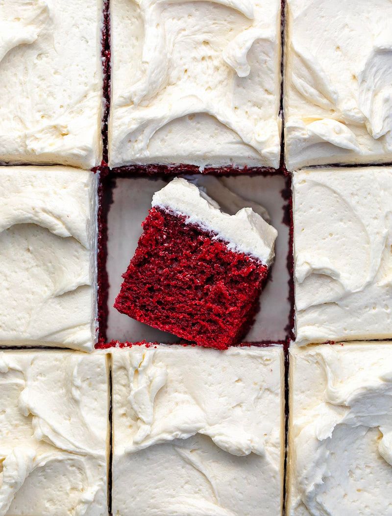 Red Velvet Sheet Cake