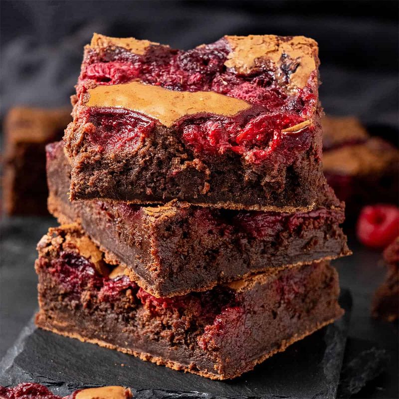 Raspberry Brownies