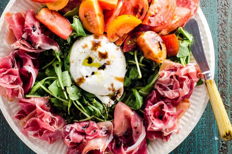Burrata with Prosciutto