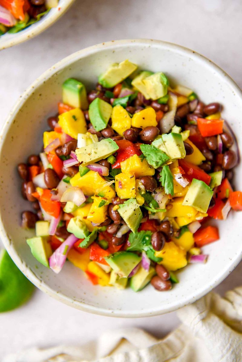 Mango Avocado Black Bean Salad