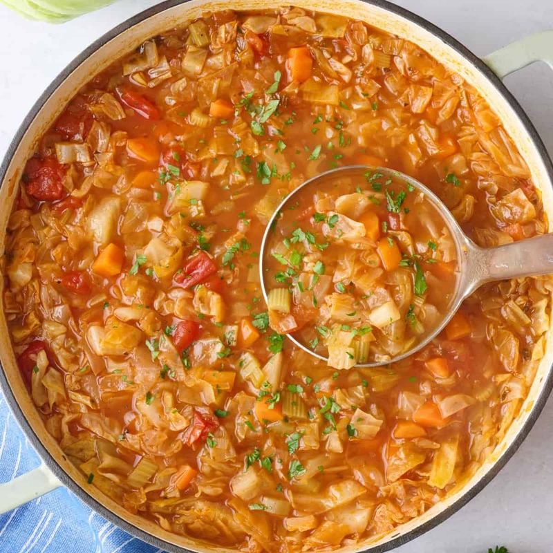 Cabbage and Tomato Soup