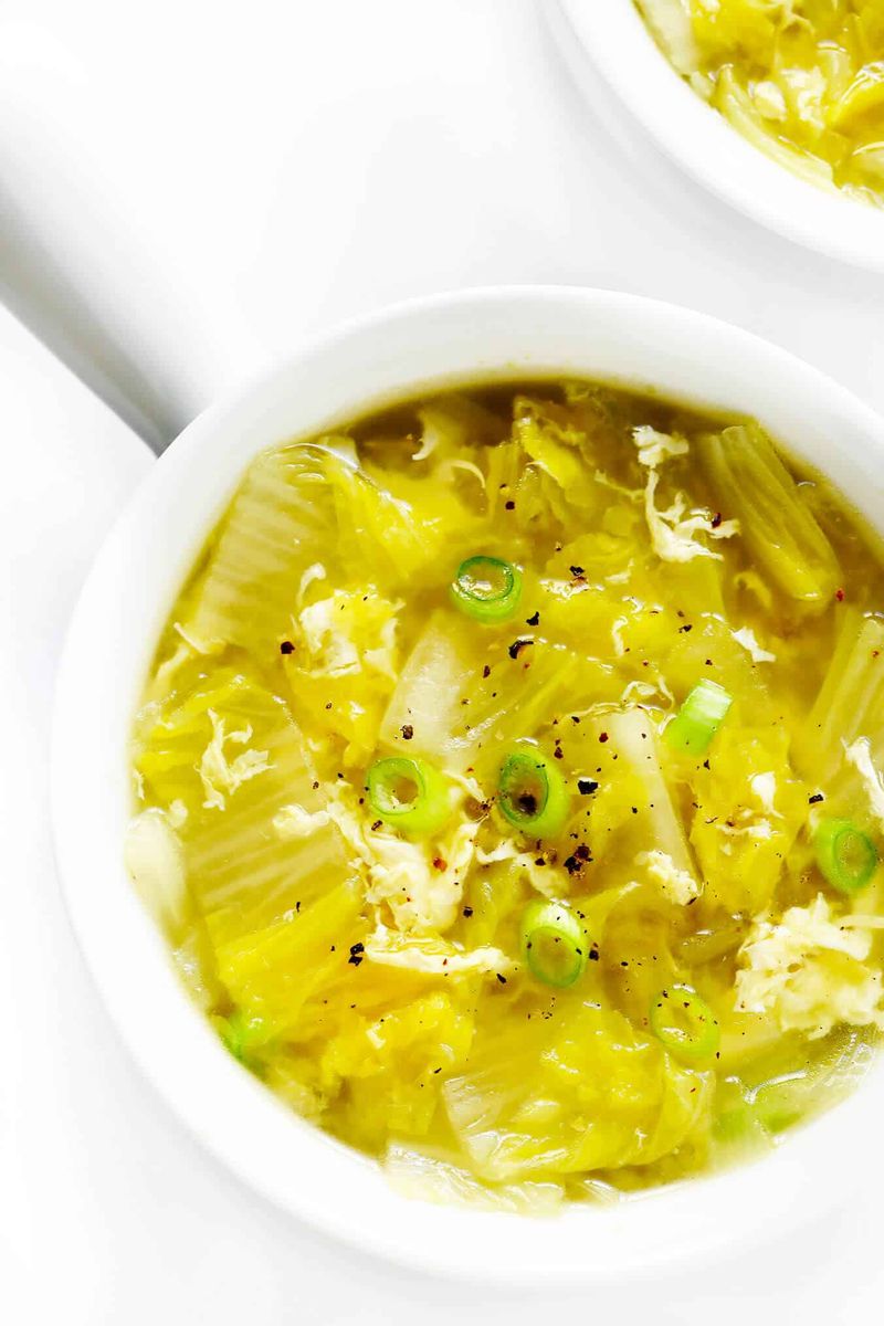 Cabbage Egg Drop Soup