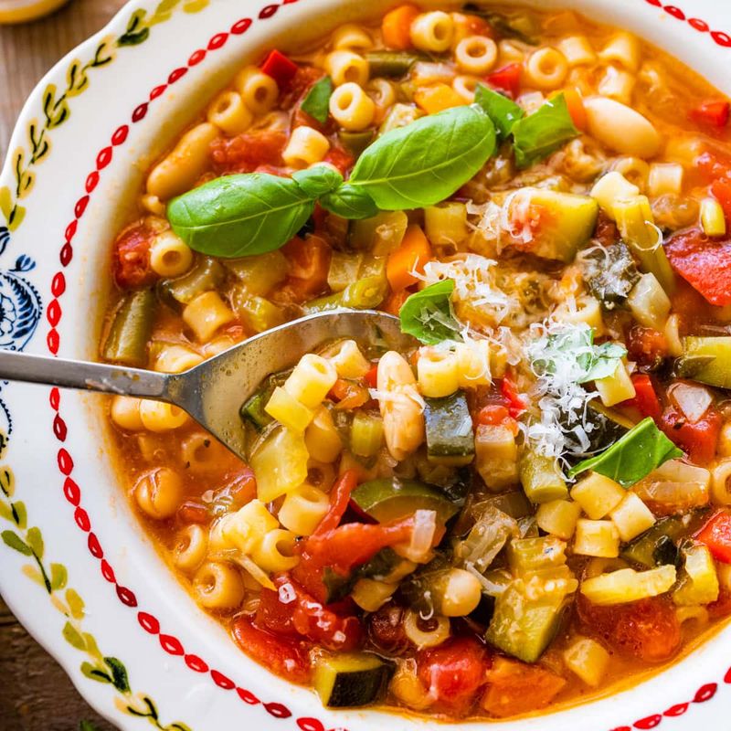 Minestrone with Cabbage