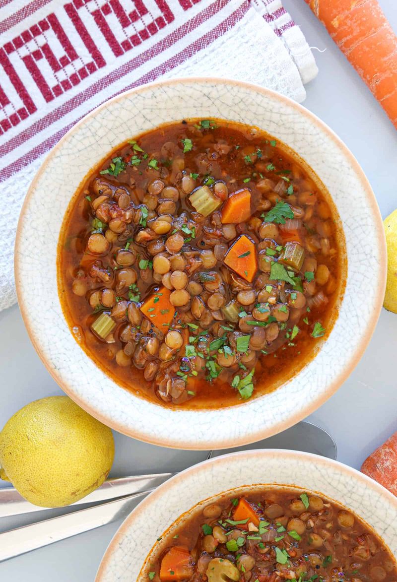 Cabbage and Lentil Soup